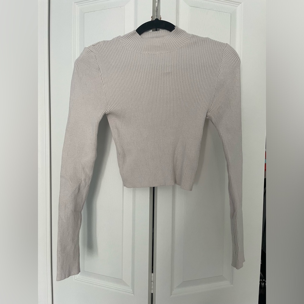 Pacsun LA Hearts Ribbed High-Neck Longsleeve